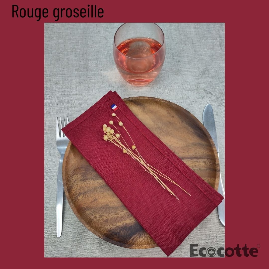 Serviettes en lin français