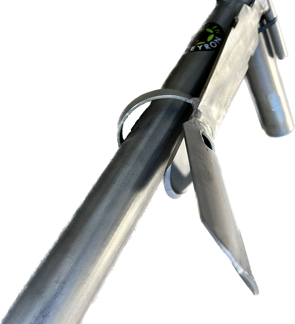 Tarière manuelle en inox pour carotte 295 mm et Ø30mm