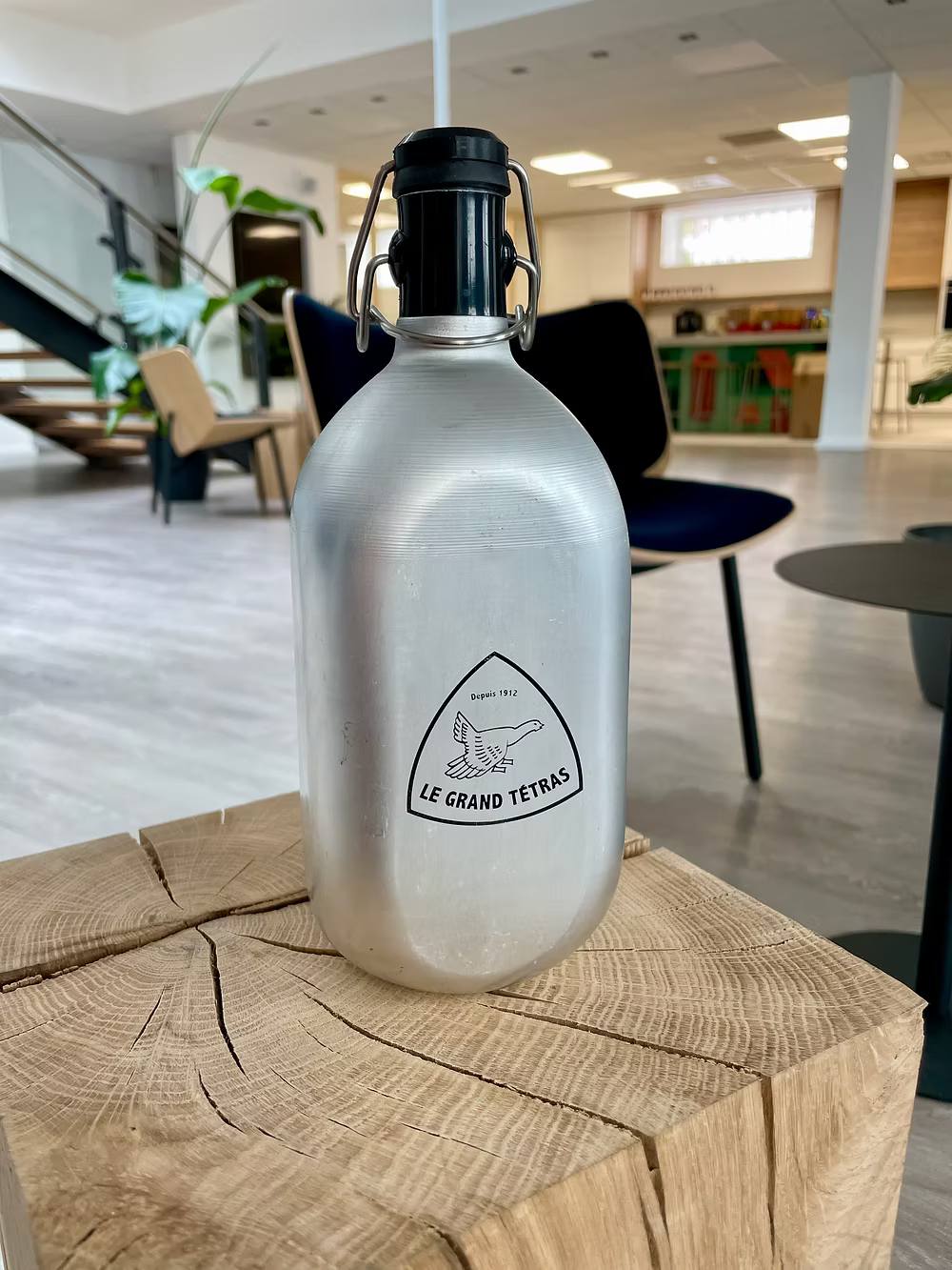 Gourde Carée en aluminum recyclé - 1L