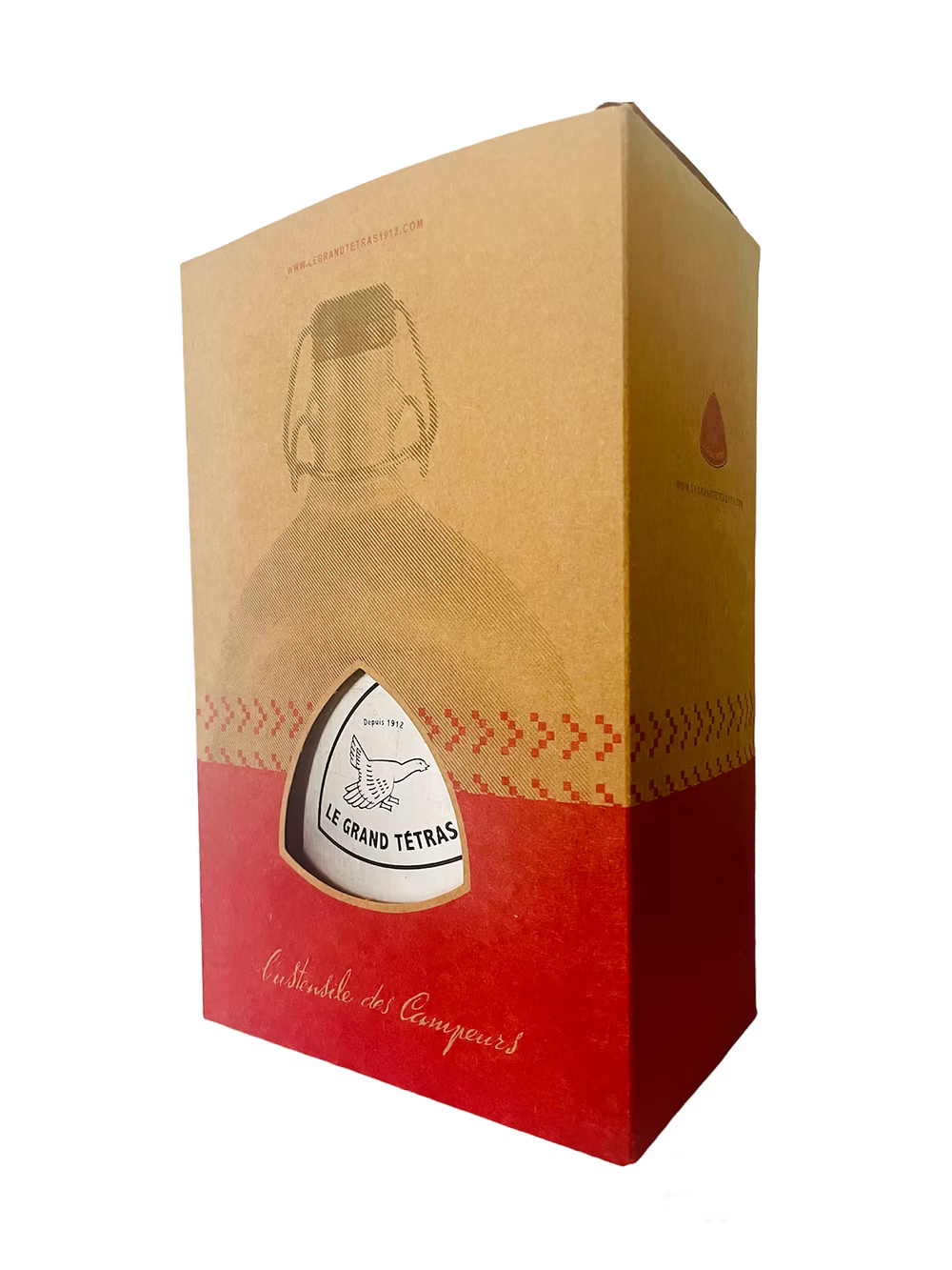 Gourde Ovale en aluminum recyclé - 1L