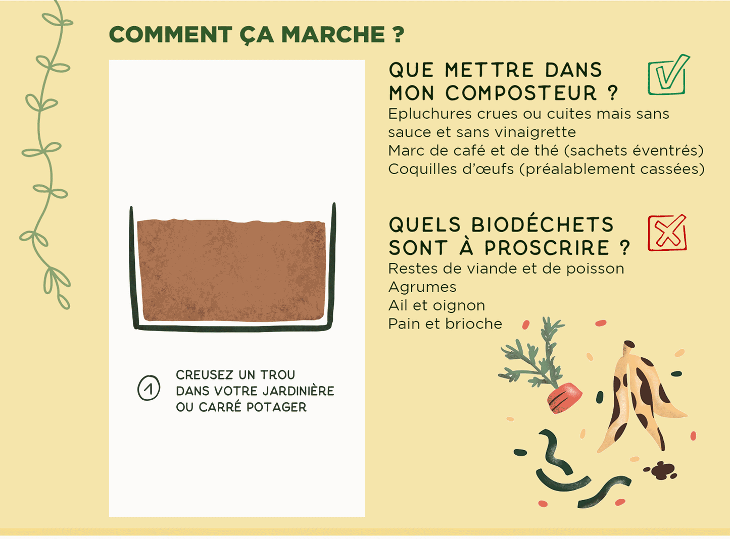 Lombricomposteur à enterrer - Compostino® tube pour les mini pots 1,5L