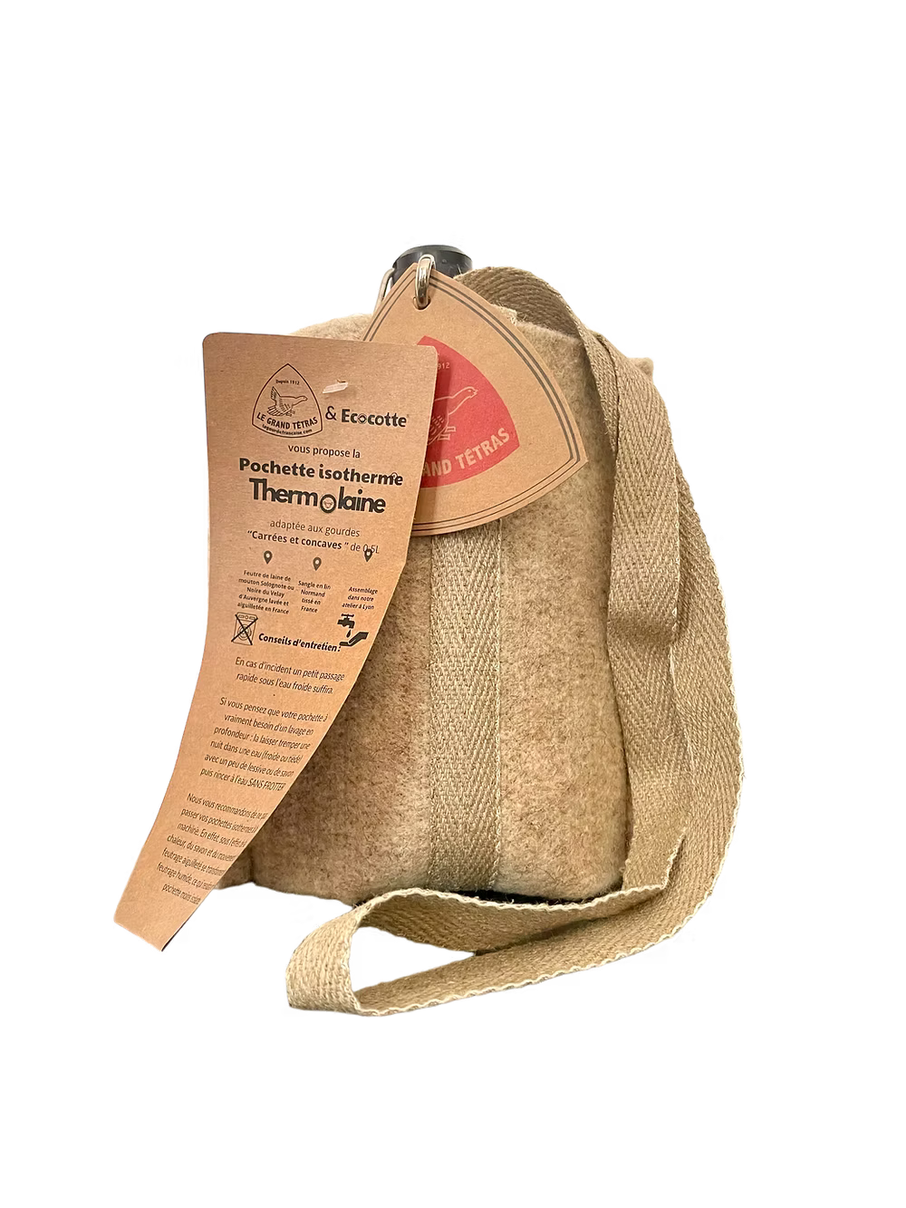 Sac isotherme pour gourdes (la gourde française / le Grand Tétras)