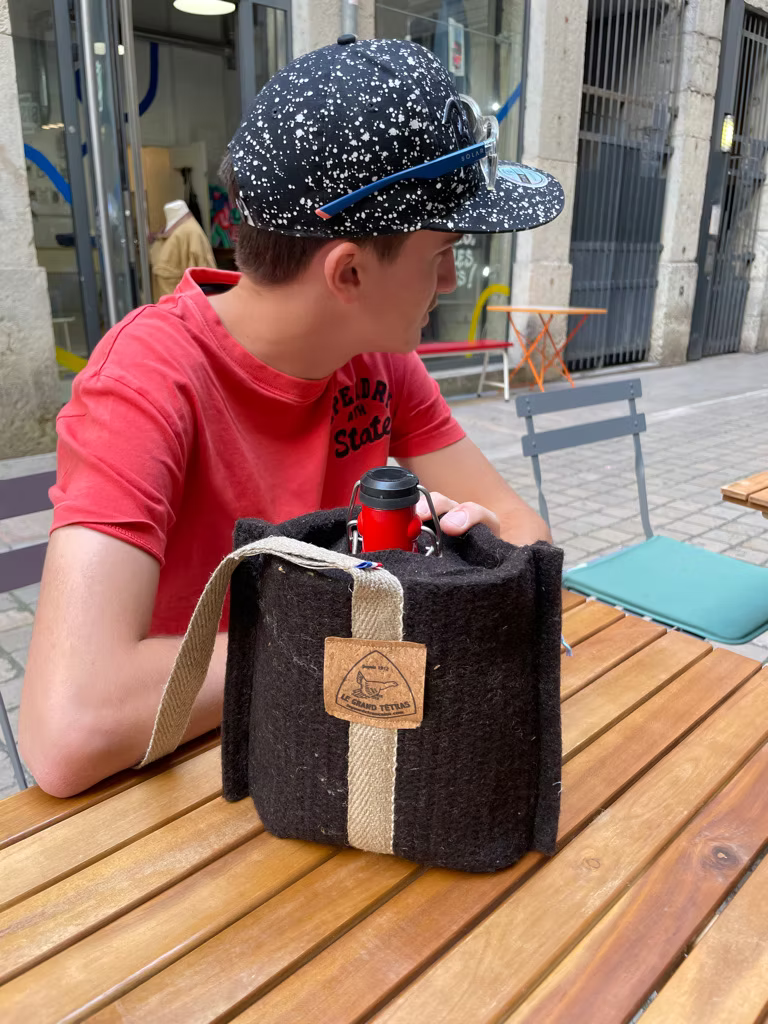 Sac isotherme pour gourdes (la gourde française / le Grand Tétras)