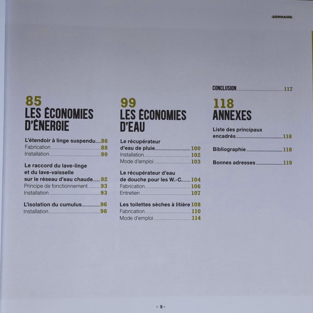 Livre : 16 bricolages low-tech pour la maison et le jardin