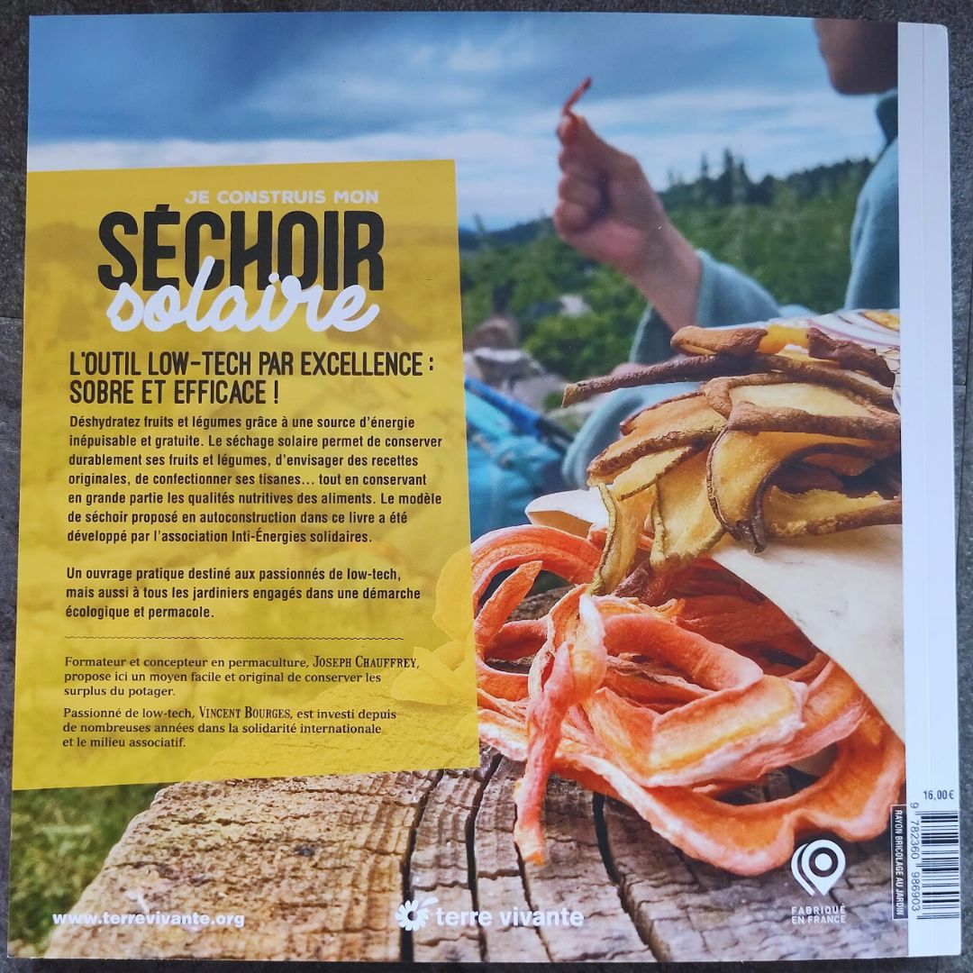 Livre : Je construis mon séchoir solaire