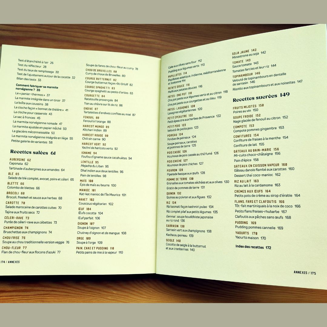 Livre : Marmite norvégienne, la magie de la cuisson low-tech en caisson isolant