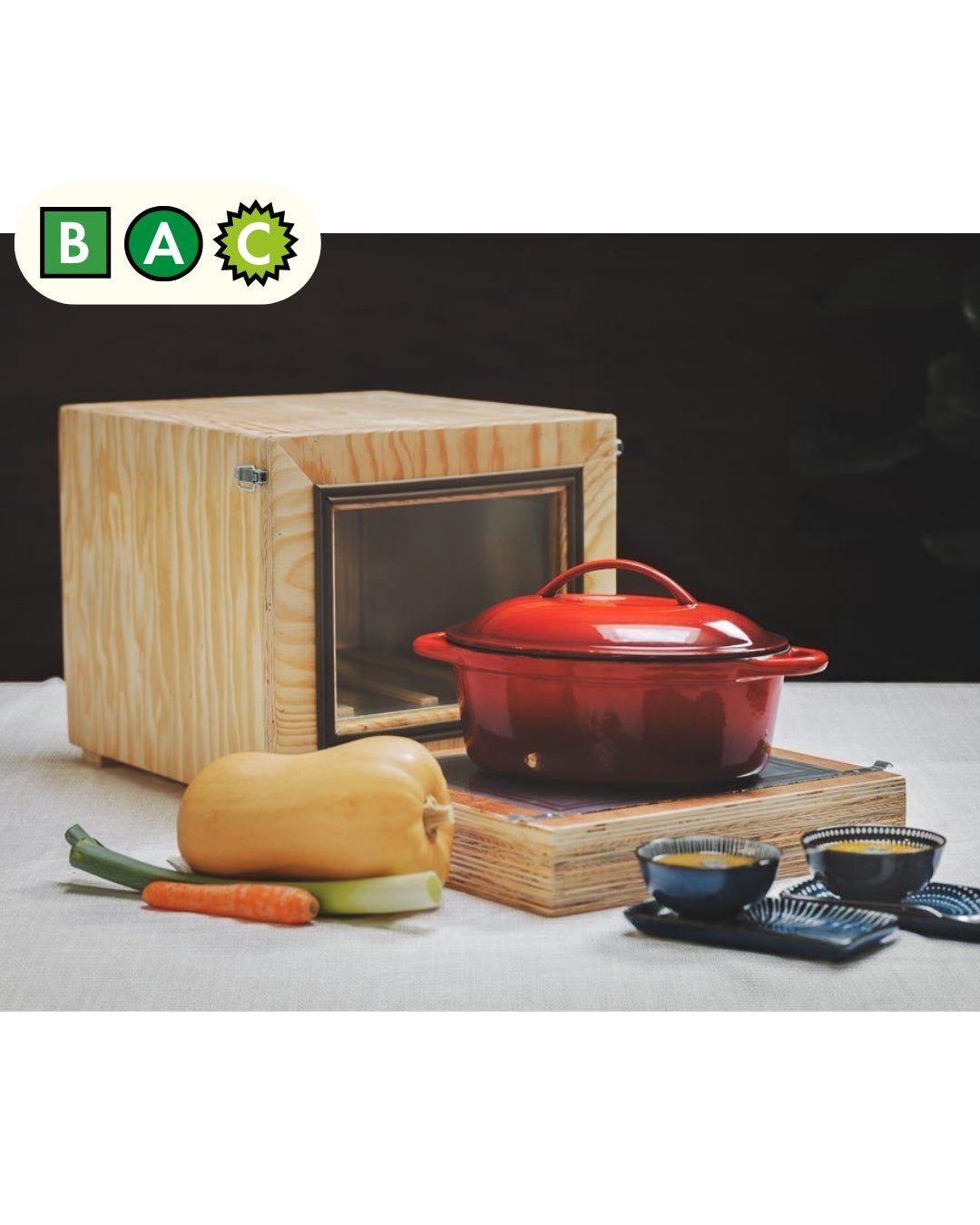 Marmite norvégienne en bois XL 4 à 8 personnes