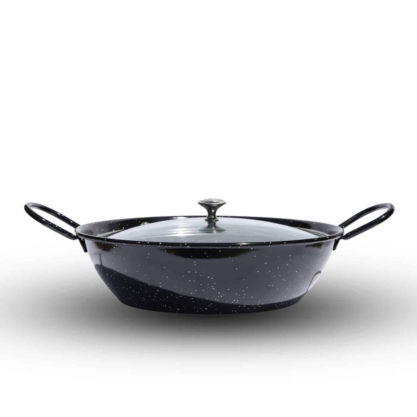 Le Grand poêlon creux à paëlla pour cuisson solaire