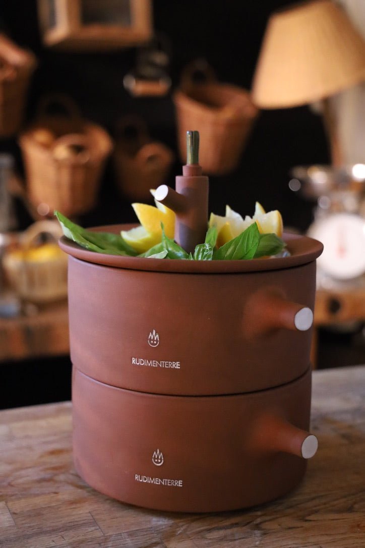 - Le Cuicui Gourmet - cuisson low - tech - 3 récipients + accessoires + couvercle - Lowreka