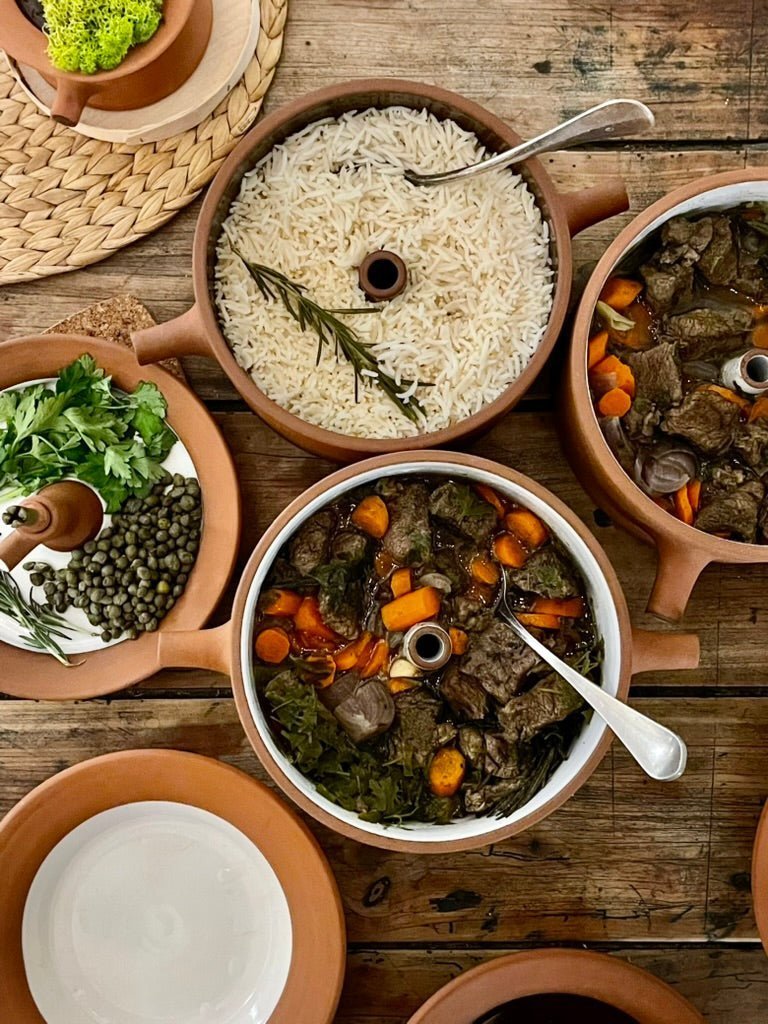 - Le Cuicui Pragmatique - cuisson low - tech - 2 récipients + accessoires + couvercle - Lowreka