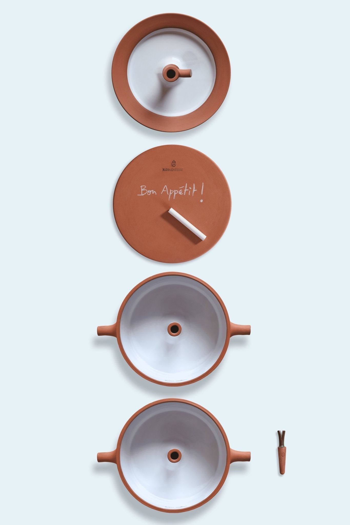 - Le Cuicui Pragmatique - cuisson low - tech - 2 récipients + accessoires + couvercle - Lowreka