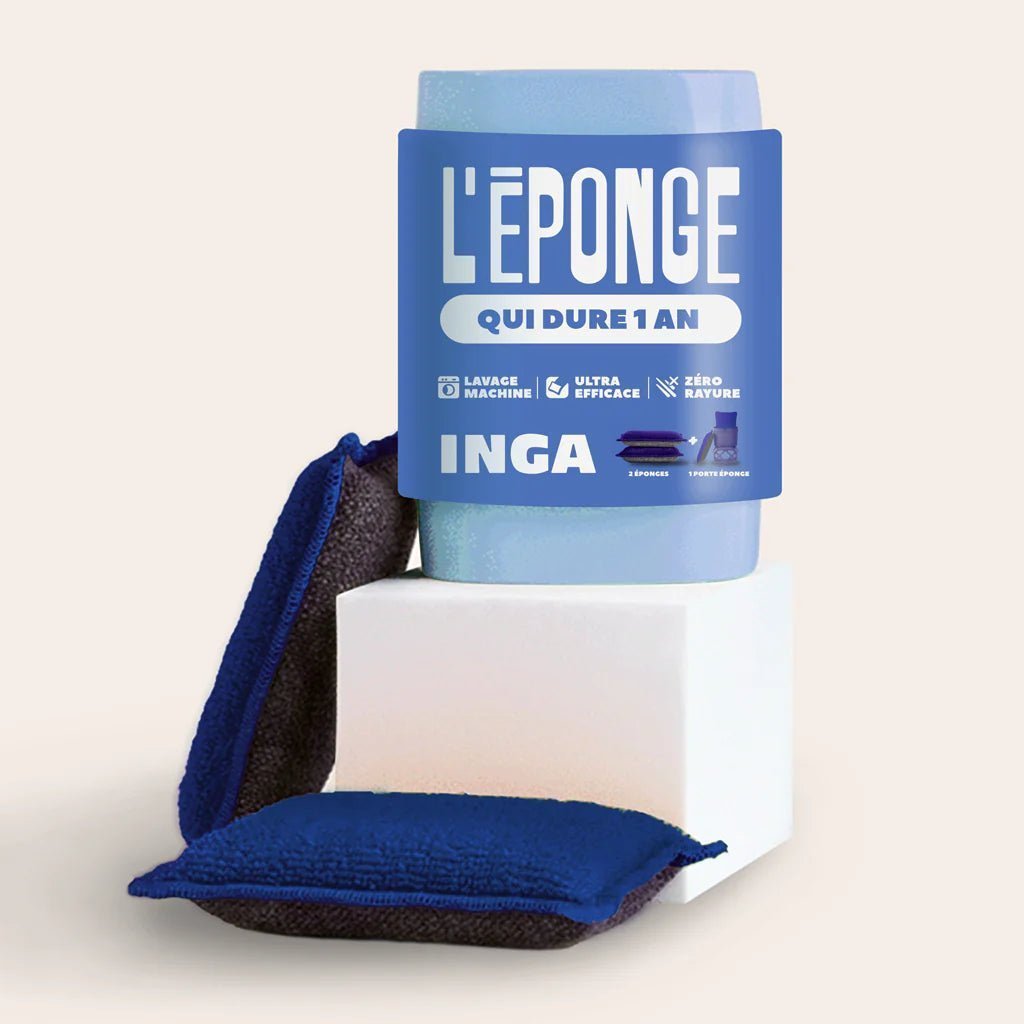 Les éponges - Duo d'éponges lavables et réutilisables - Lowreka