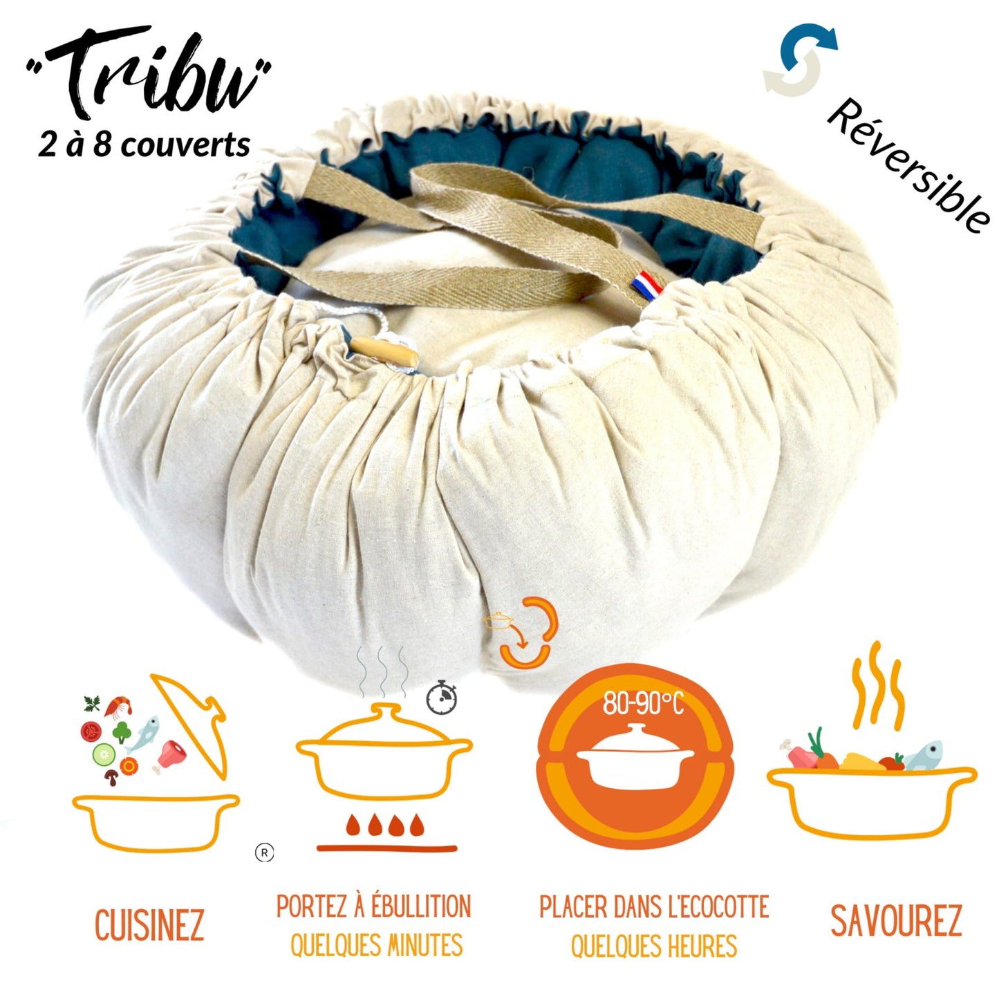 - Marmite norvégienne Tribu 8 couverts Ecocotte - Lowreka