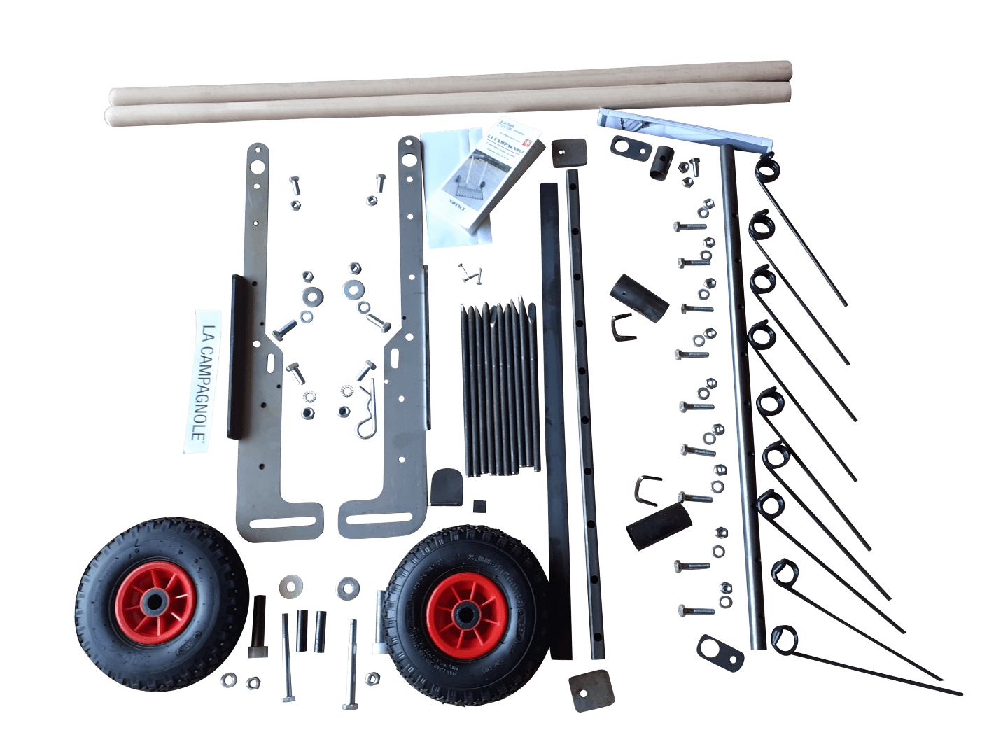 Physical - Kit auto - construction Campagnole "Maraîcher" à contre - dents à ressorts 80cm - Lowreka
