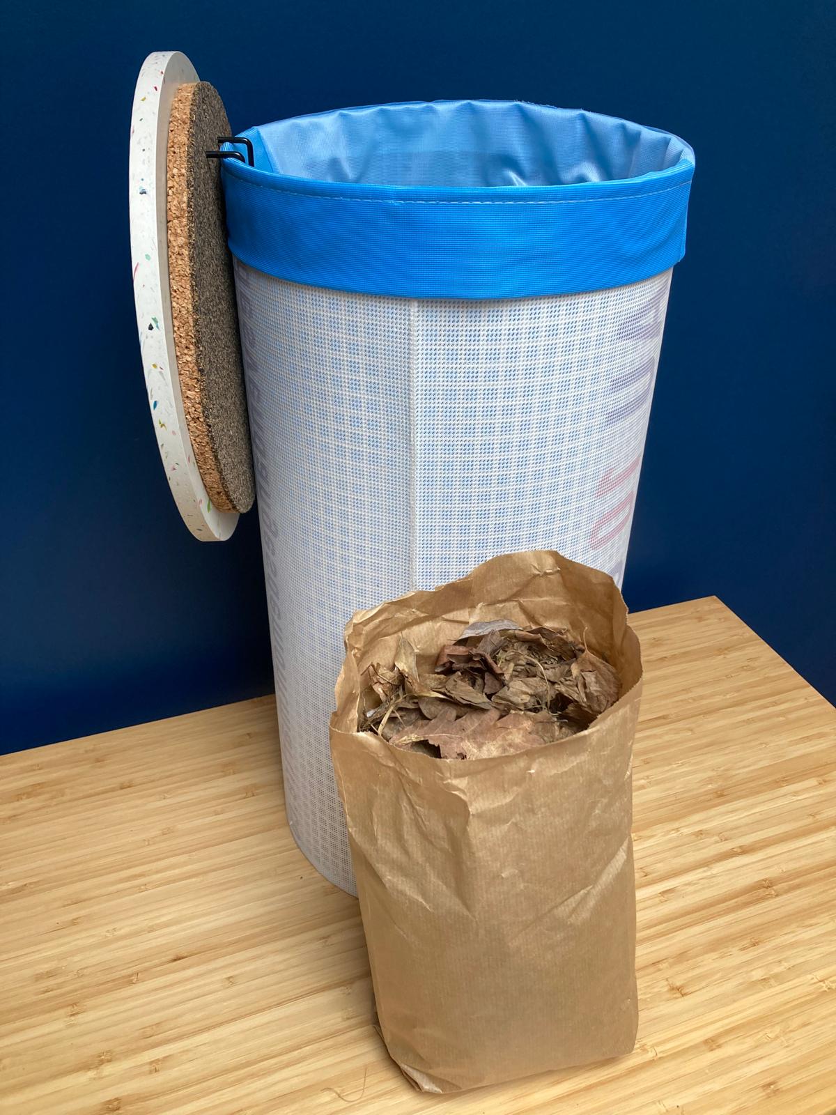 - Silo Composteur aérobie en plastique upcyclé - Lowreka