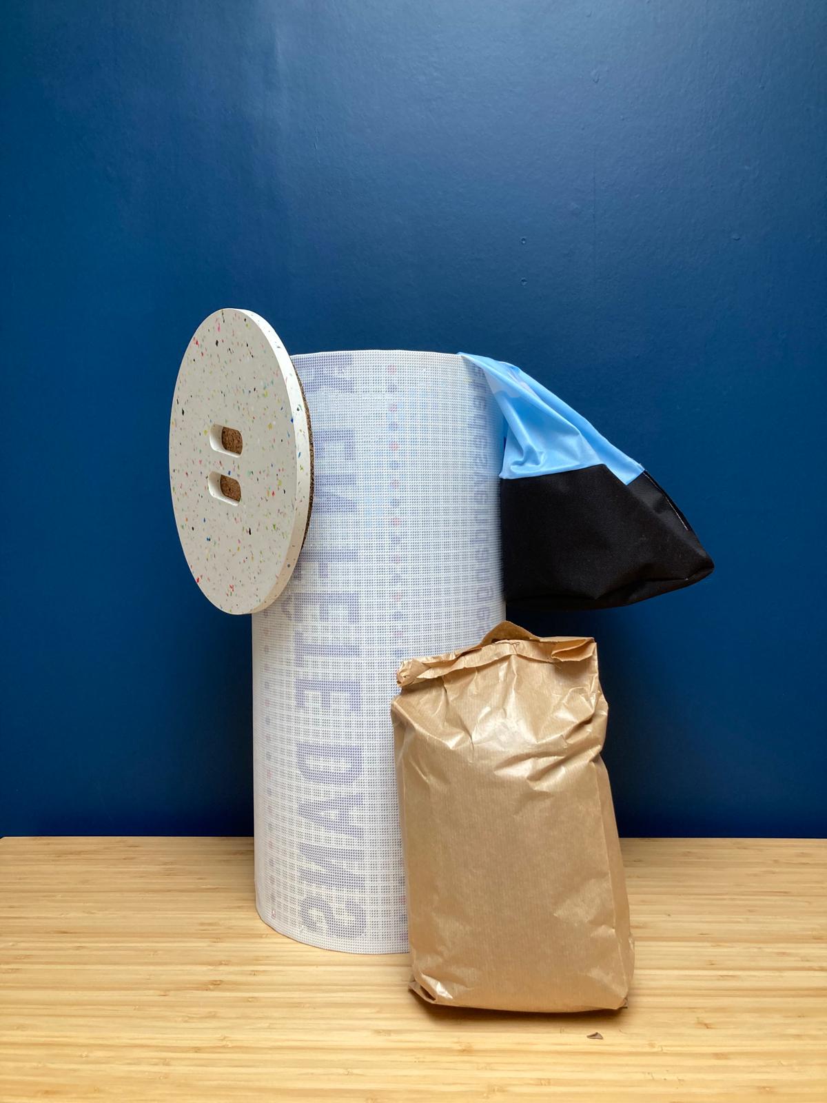 - Silo Composteur aérobie en plastique upcyclé - Lowreka