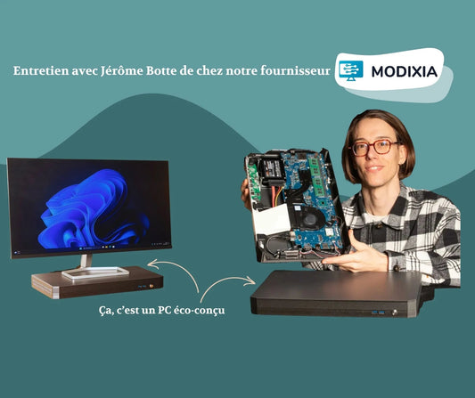 💻 Low-tech et high-tech sont-elles incompatibles? Les PC "Restart" de Modixia prouvent le contraire - Lowreka