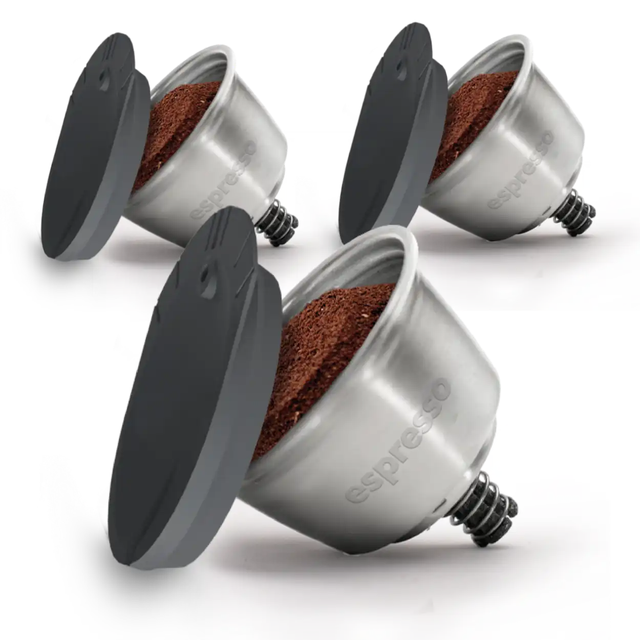 Capsules réutilisables Nescafé et Dolce Gusto Caps'Me en inox alimentaire