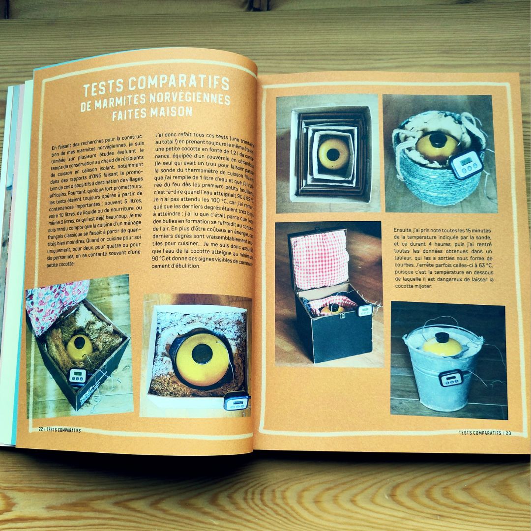 Livre : Marmite norvégienne, la magie de la cuisson low-tech en caisson isolant