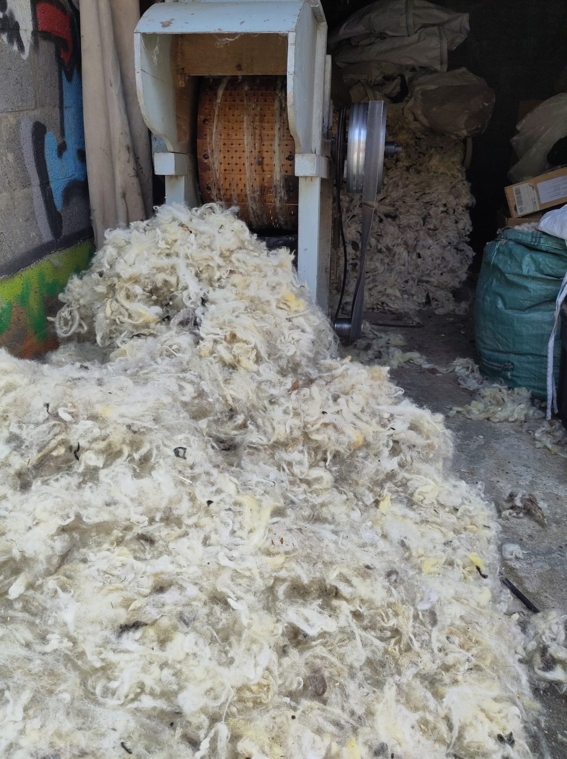 Laine de mouton lavée pour isolation marmite norvégienne - 500g