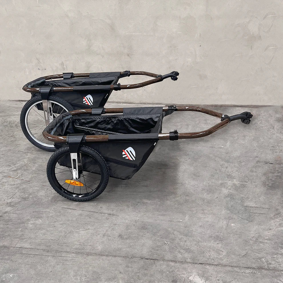 Remorque de vélo Maïna en lin 16 pouces