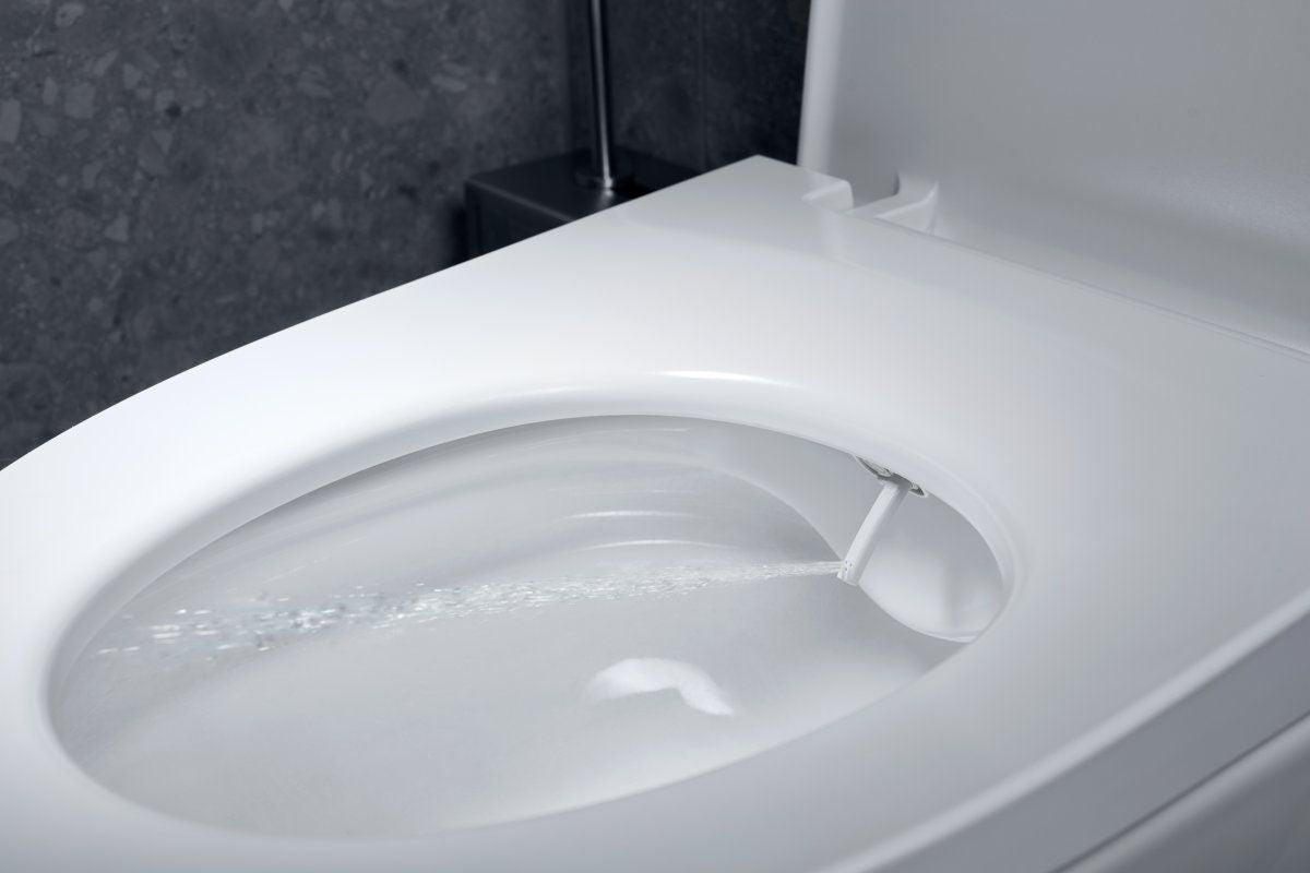 - Abattant WC lavant : Fonction bidet intégrée - Lowreka