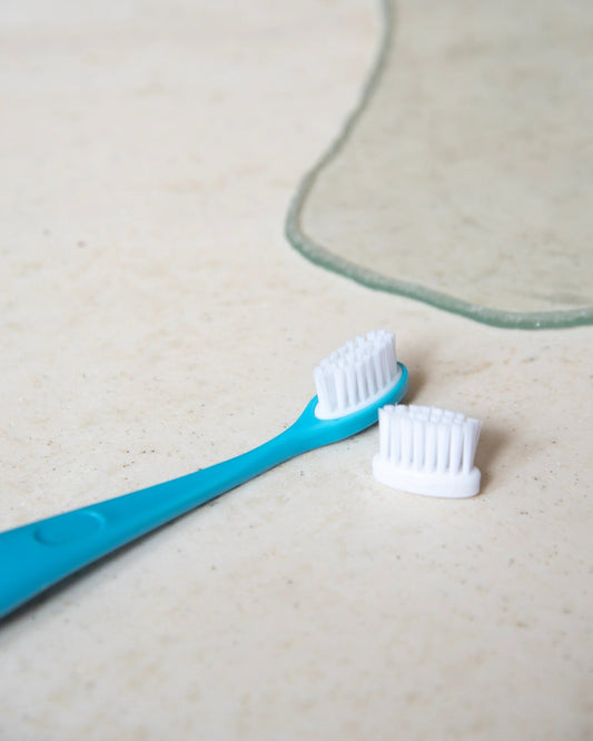  - Brosse à dent rechargeable pour enfant de 2 à 6 ans en bioplastique végétal - Lowreka