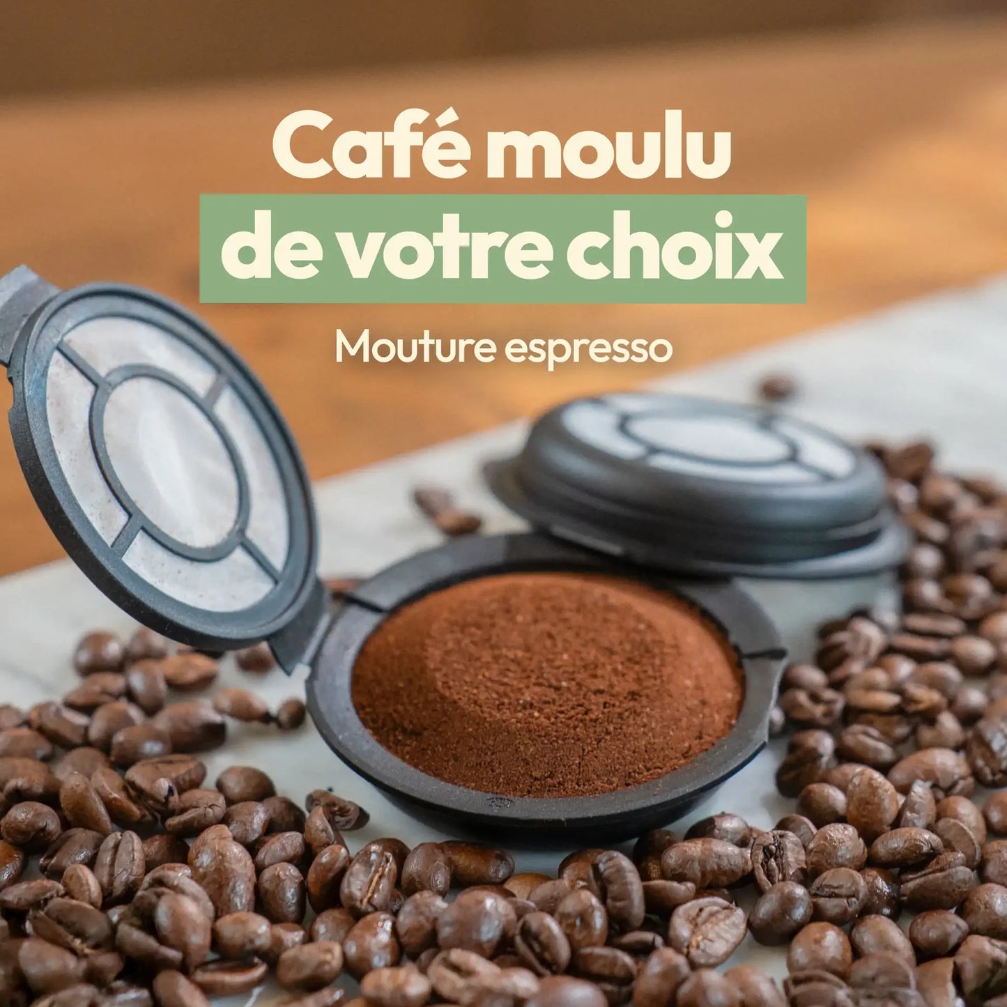 Capsules réutilisables Senseo Caps'Me en plastique alimentaire