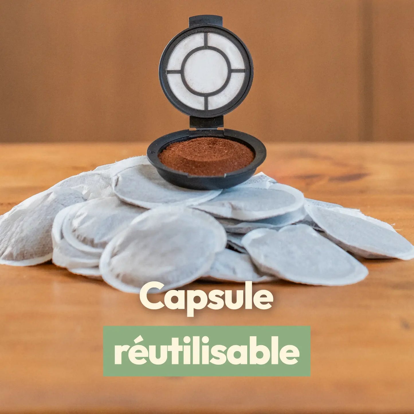 Capsules réutilisables Senseo Caps'Me en plastique alimentaire