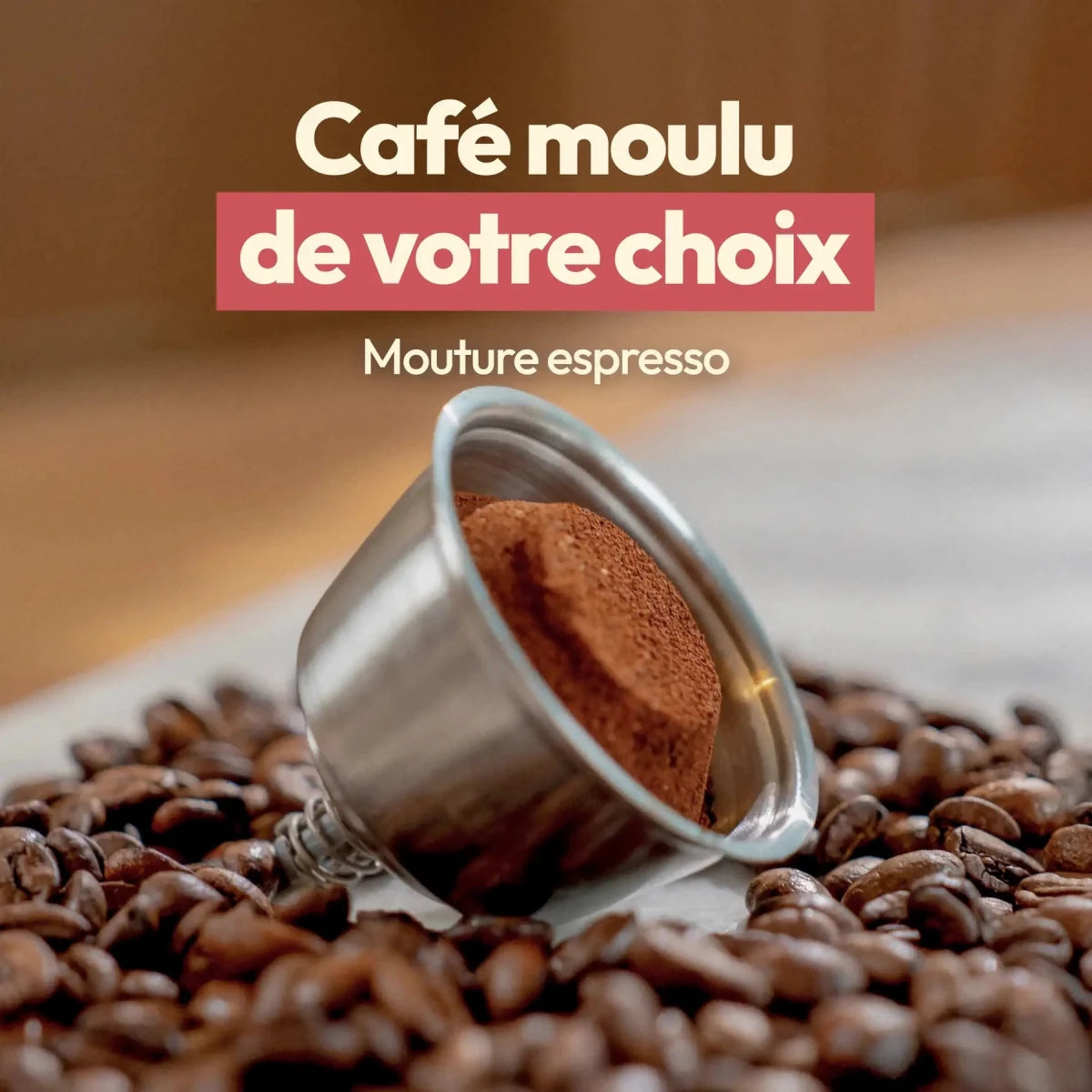 - Capsules réutilisables Nescafé et Dolce Gusto Caps'Me en inox alimentaire - Lowreka