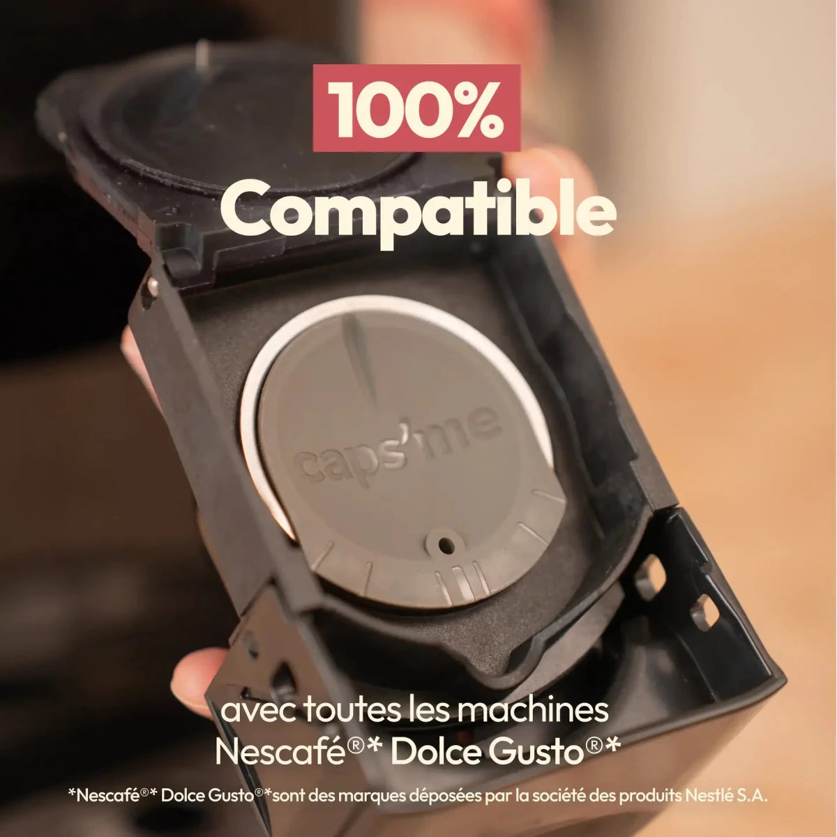 - Capsules réutilisables Nescafé et Dolce Gusto Caps'Me en inox alimentaire - Lowreka
