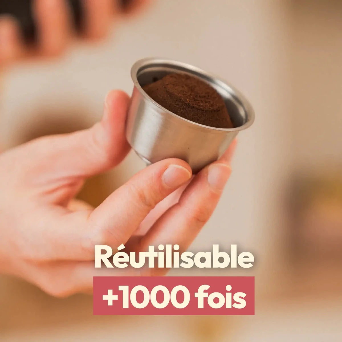 - Capsules réutilisables Nescafé et Dolce Gusto Caps'Me en inox alimentaire - Lowreka