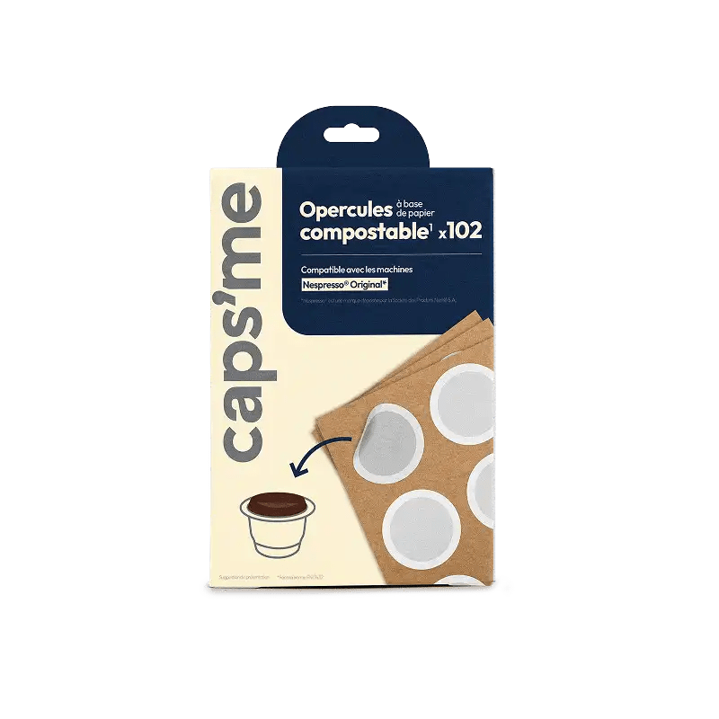 - Capsules réutilisables Nespresso Caps'Me en inox alimentaire - Lowreka