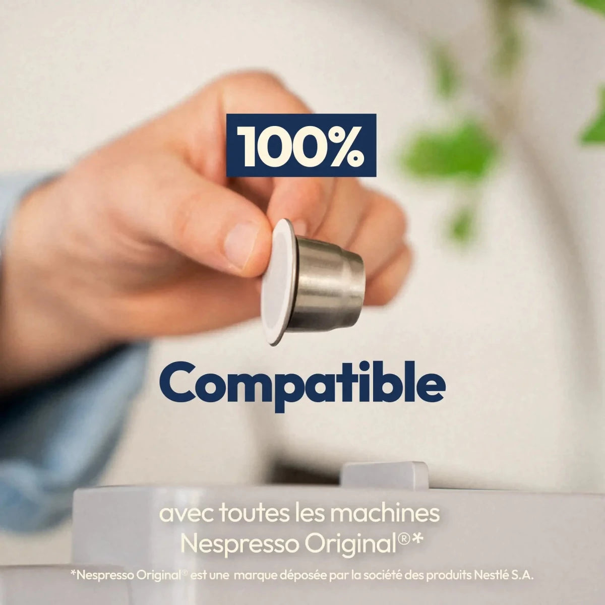 - Capsules réutilisables Nespresso Caps'Me en inox alimentaire - Lowreka