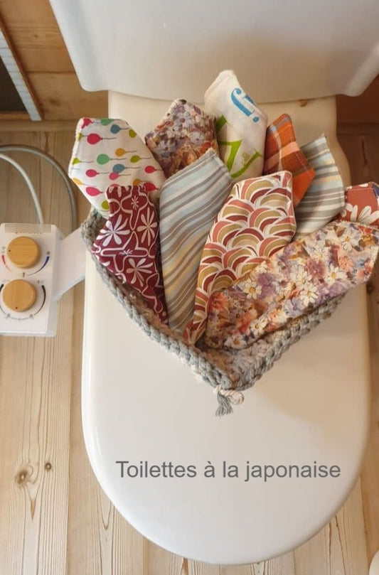  - Kit 6 lingettes pour les toilettes japonaises - Lowreka