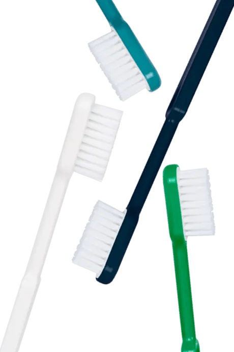  - Lot de 4 brosses à dent rechargeables pour adulte en bioplastique végétal - Lowreka