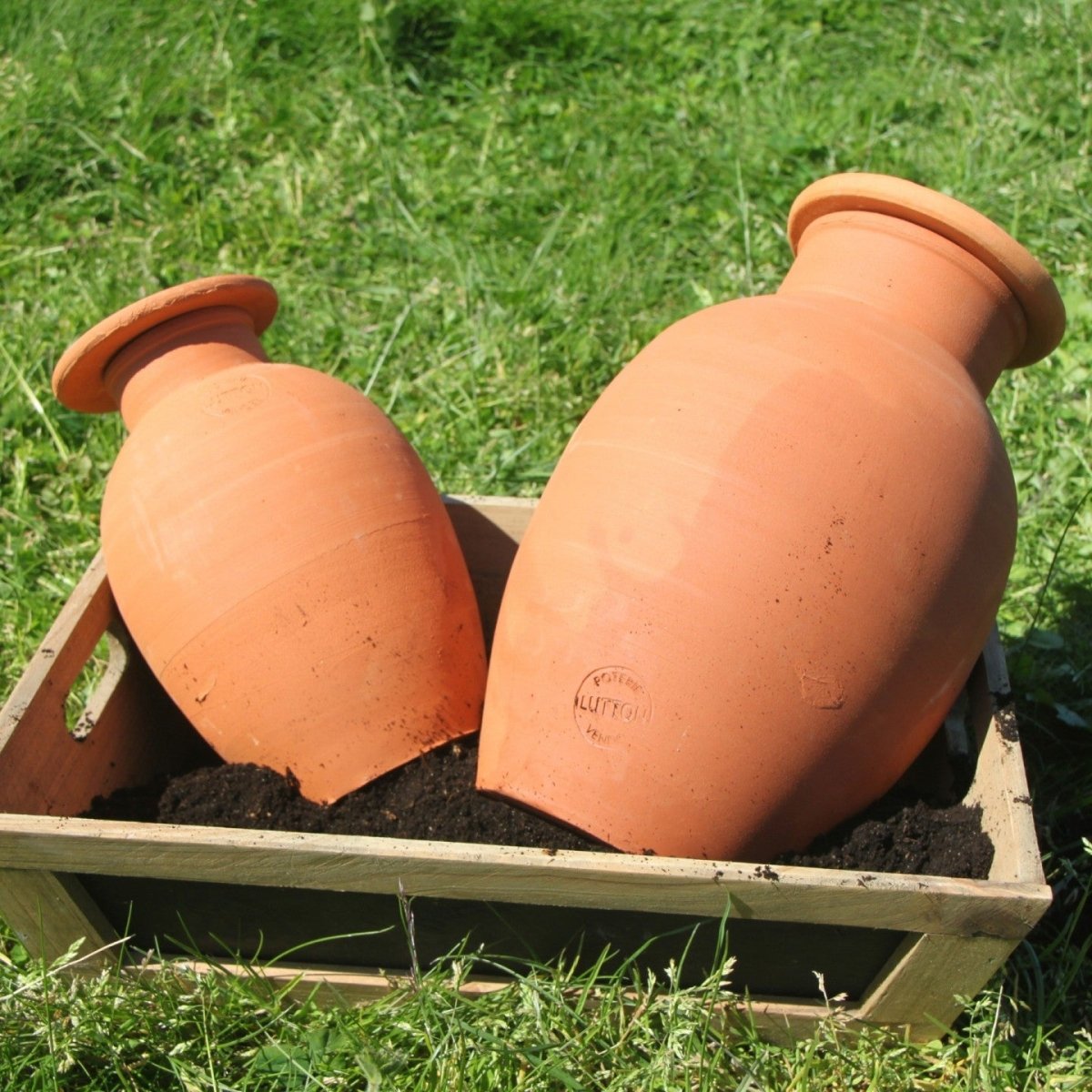 - Olla - Jardinière à enterrer de 0,5L à 20L - Poterie Lutton - Lowreka