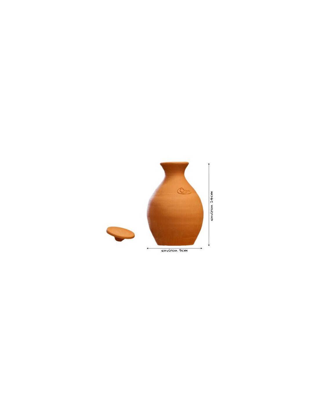Lot De 3 Oyas à Enterrer 500 Ml Terre Cuite Avec Couvercle - Irrigation Autonome Plantes Intérieur Extérieur