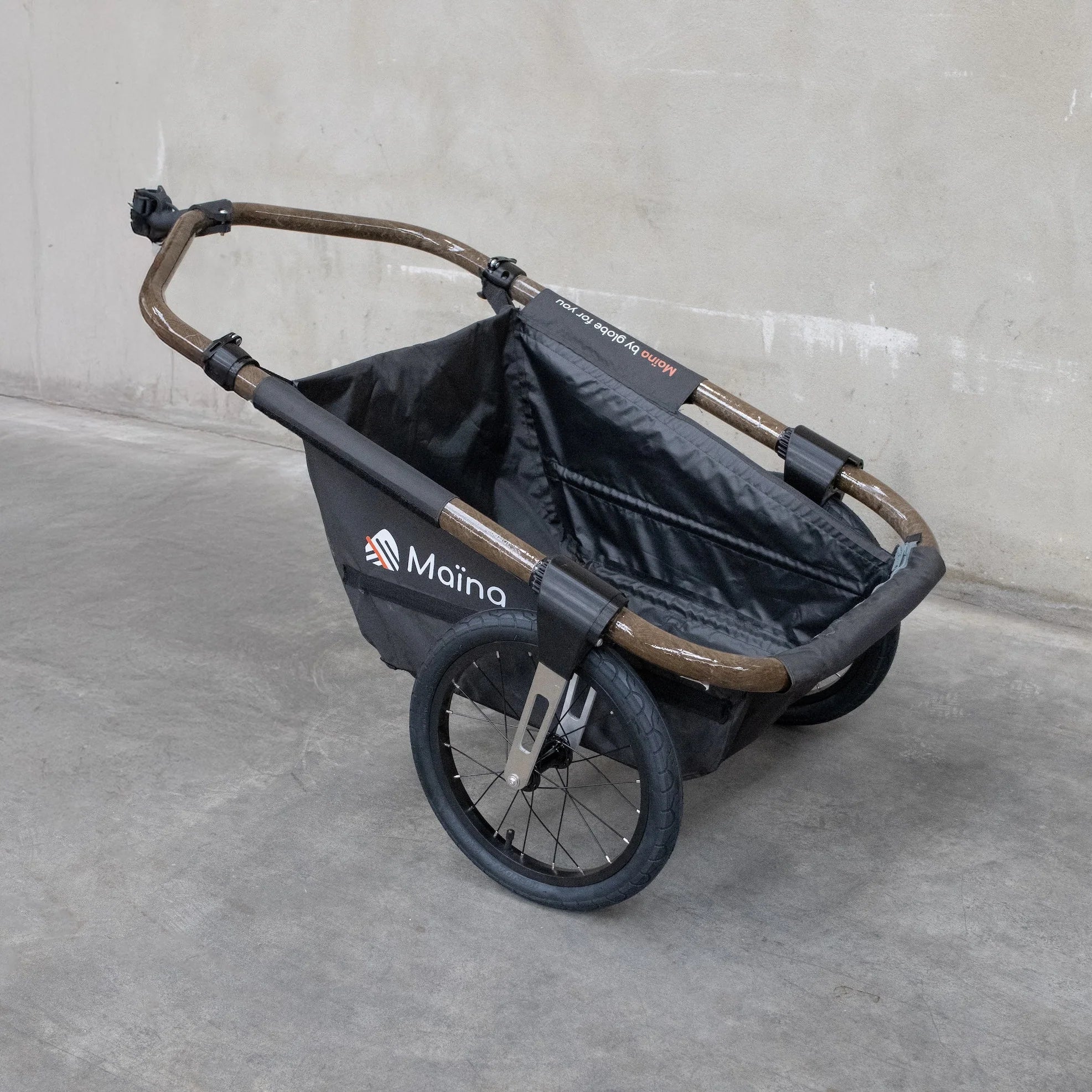 Roue De Remorque Vélo Enfant 16 Pouces - Pneu Gonflable 16x1.75 - Moyeu En Alliage Noir - Pour Remorque, Poussette, Chariot - 11