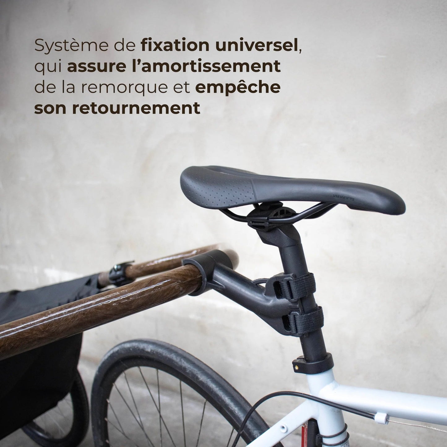 Physical - Remorque de vélo Maïna en lin légère et pratique 20" - Lowreka
