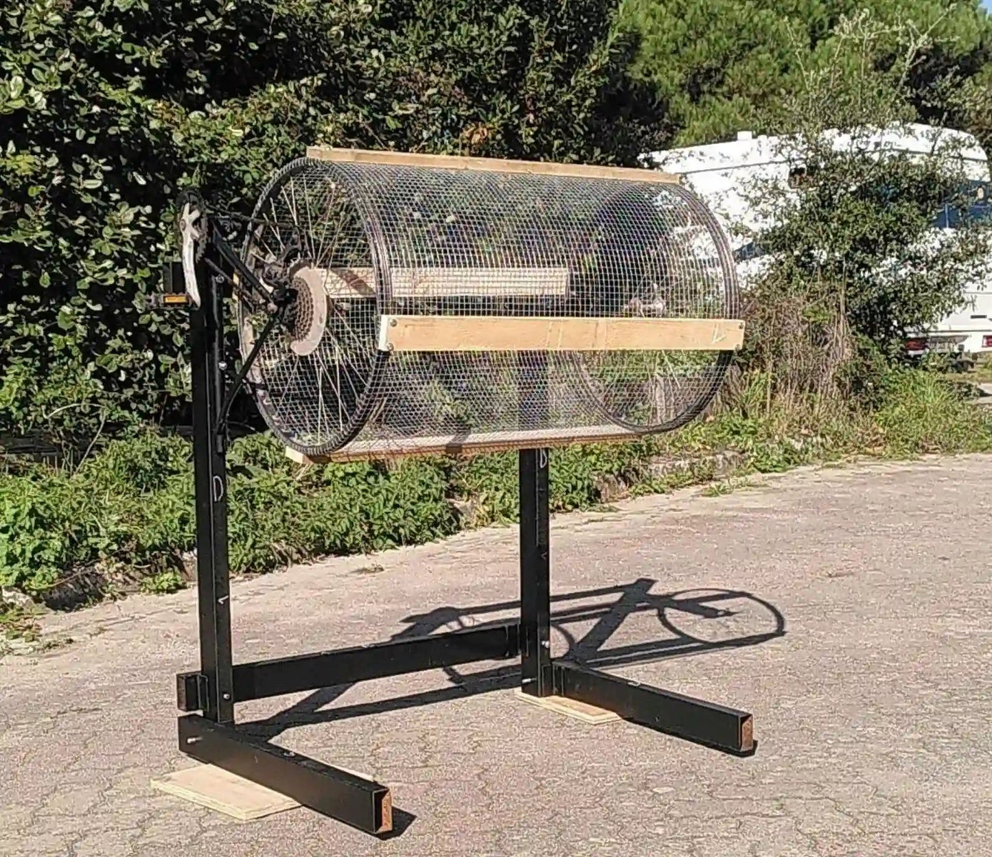 Physical - Tamis rotatif manuel pour séparer vos matériaux (ex compost) - Lowreka