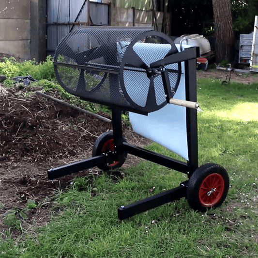 Physical - Tamis rotatif manuel pour séparer vos matériaux (ex: compost) - Lowreka