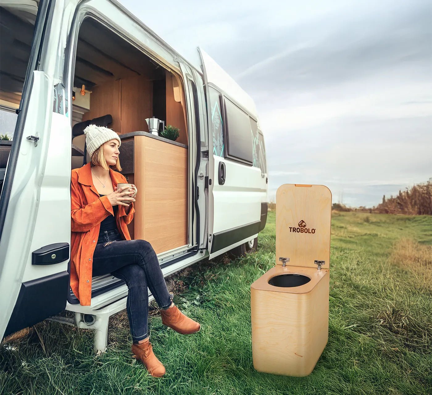  - Toilettes sèches élégante à séparation - SilvaBoem - Lowreka