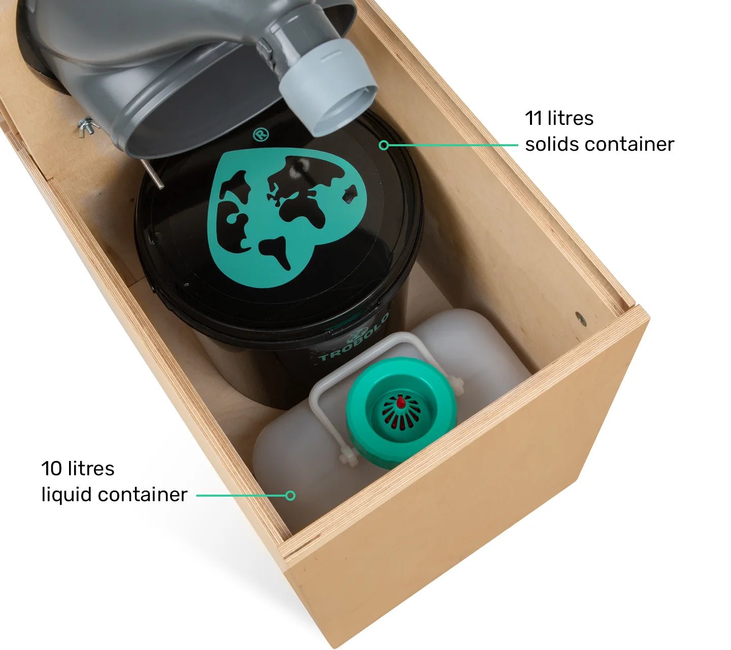  - Toilettes sèches fixes en kit - TeraBlœm Plus - Lowreka