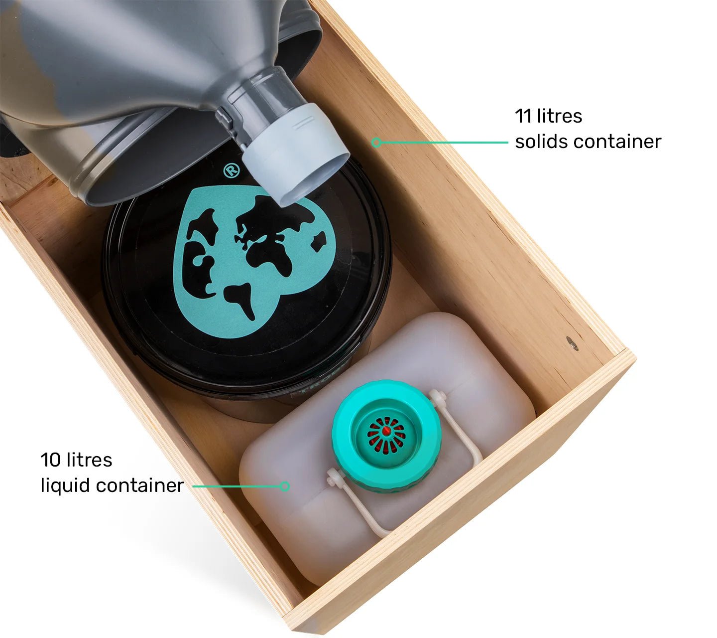  - Toilettes sèches fixes simples en kit - TeraBlœm Lite - Lowreka