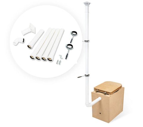 - Toilettes sèches fixes simples en kit - TeraBlœm Lite - Lowreka