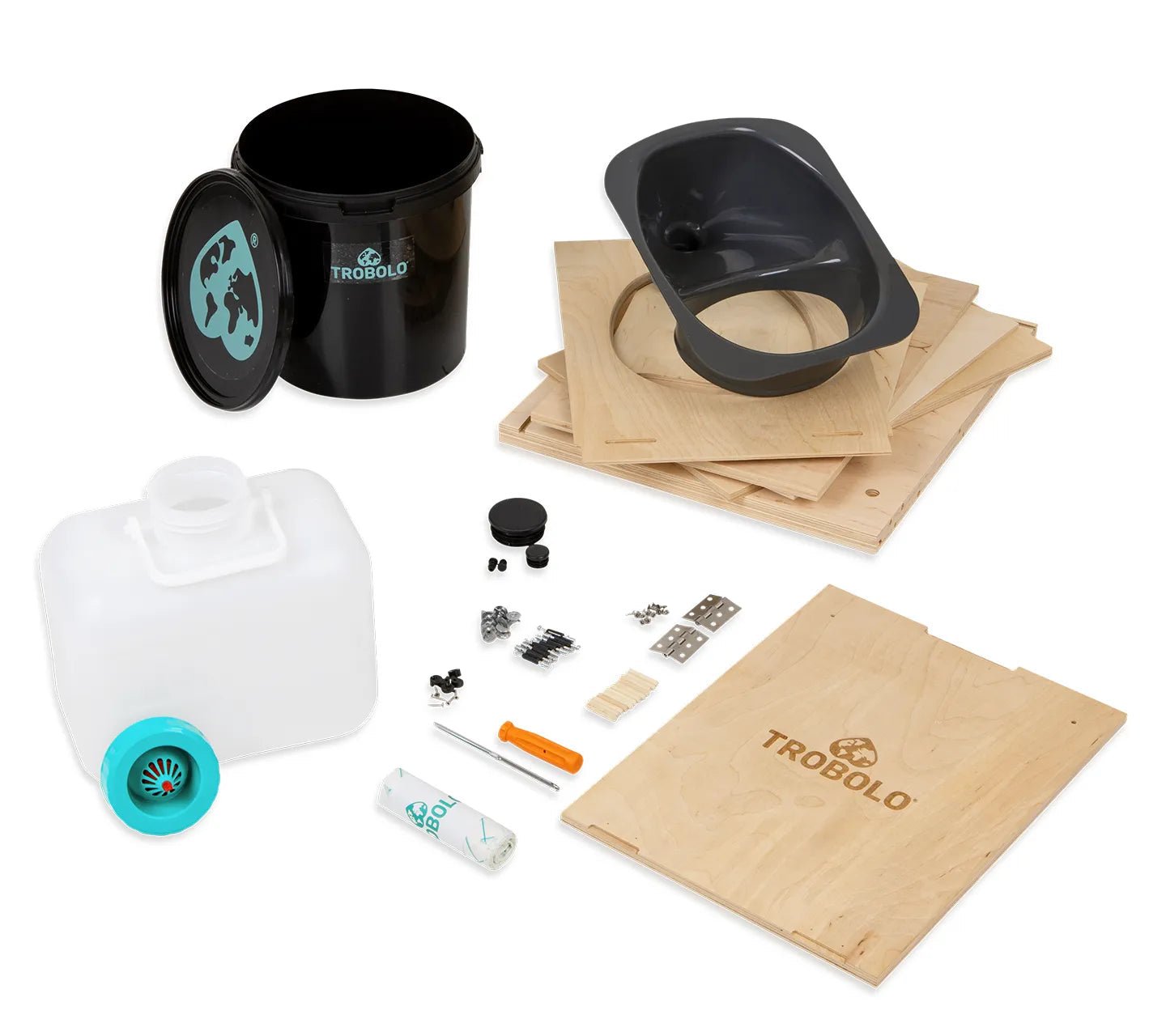  - Toilettes sèches fixes simples en kit - TeraBlœm Lite - Lowreka