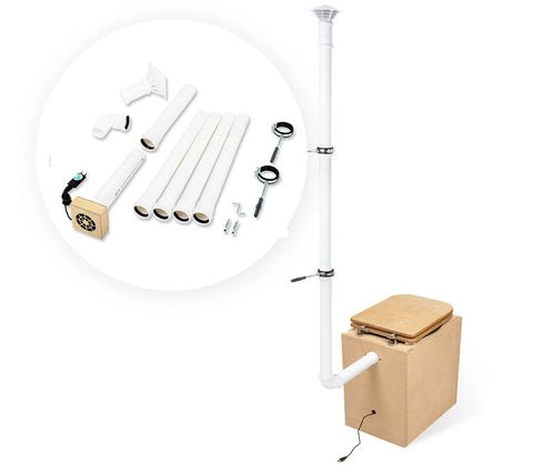  - Toilettes sèches fixes simples en kit - TeraBlœm Lite - Lowreka